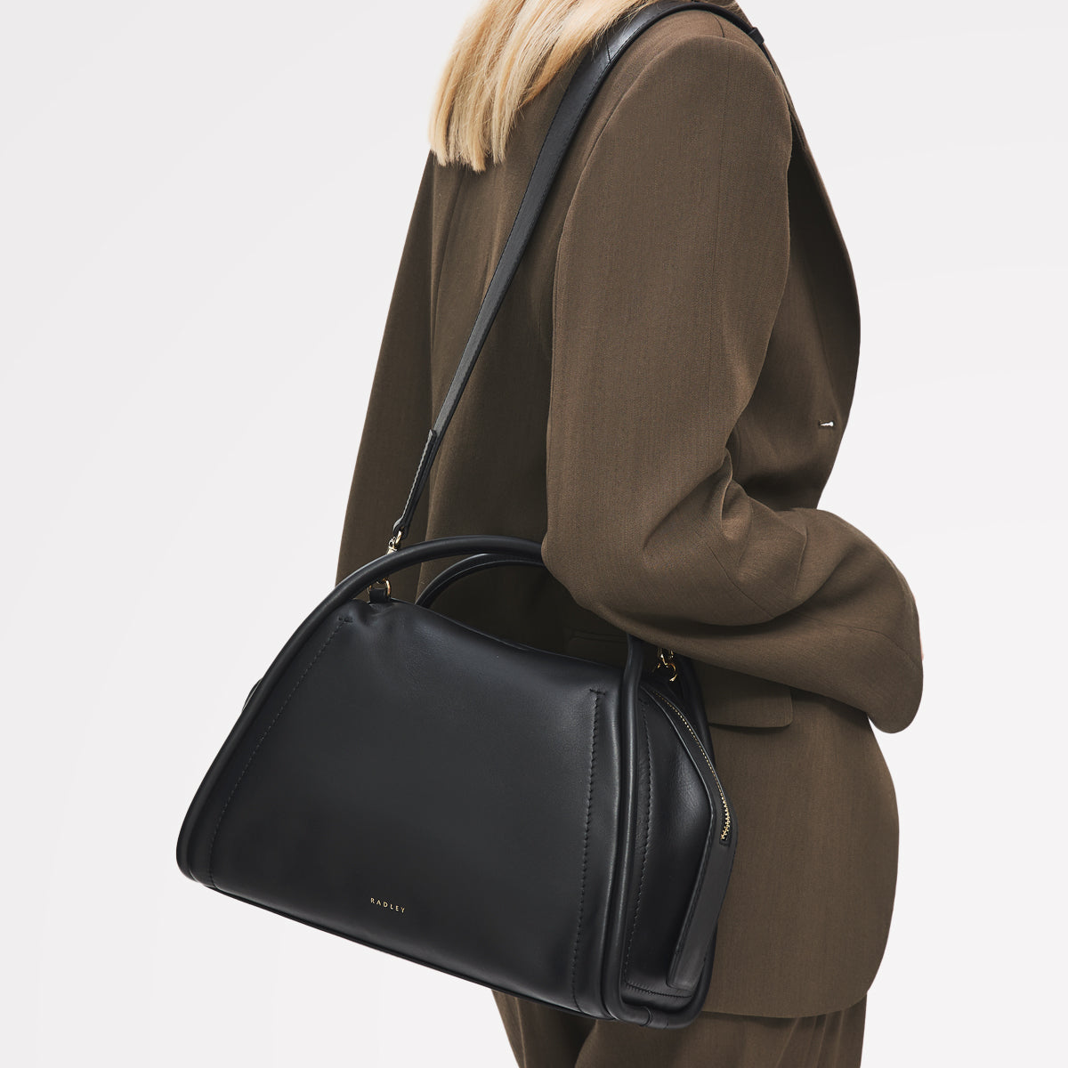 The Golborne Medium Ziptop Grab Black - 113117