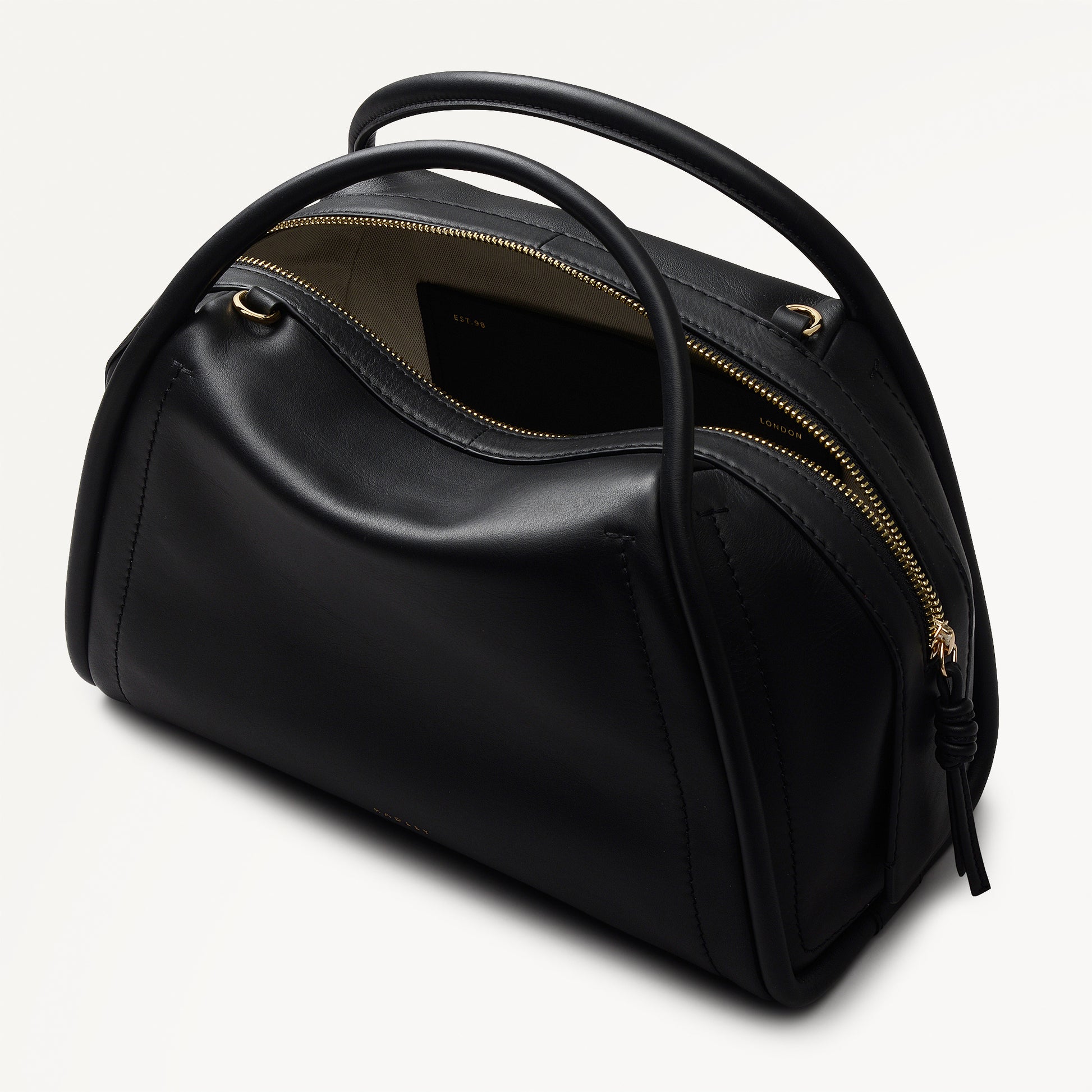 The Golborne Medium Ziptop Grab Black - 113117