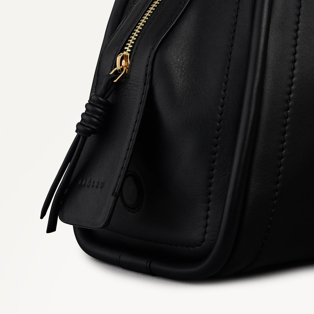 The Golborne Medium Ziptop Grab Black - 113117
