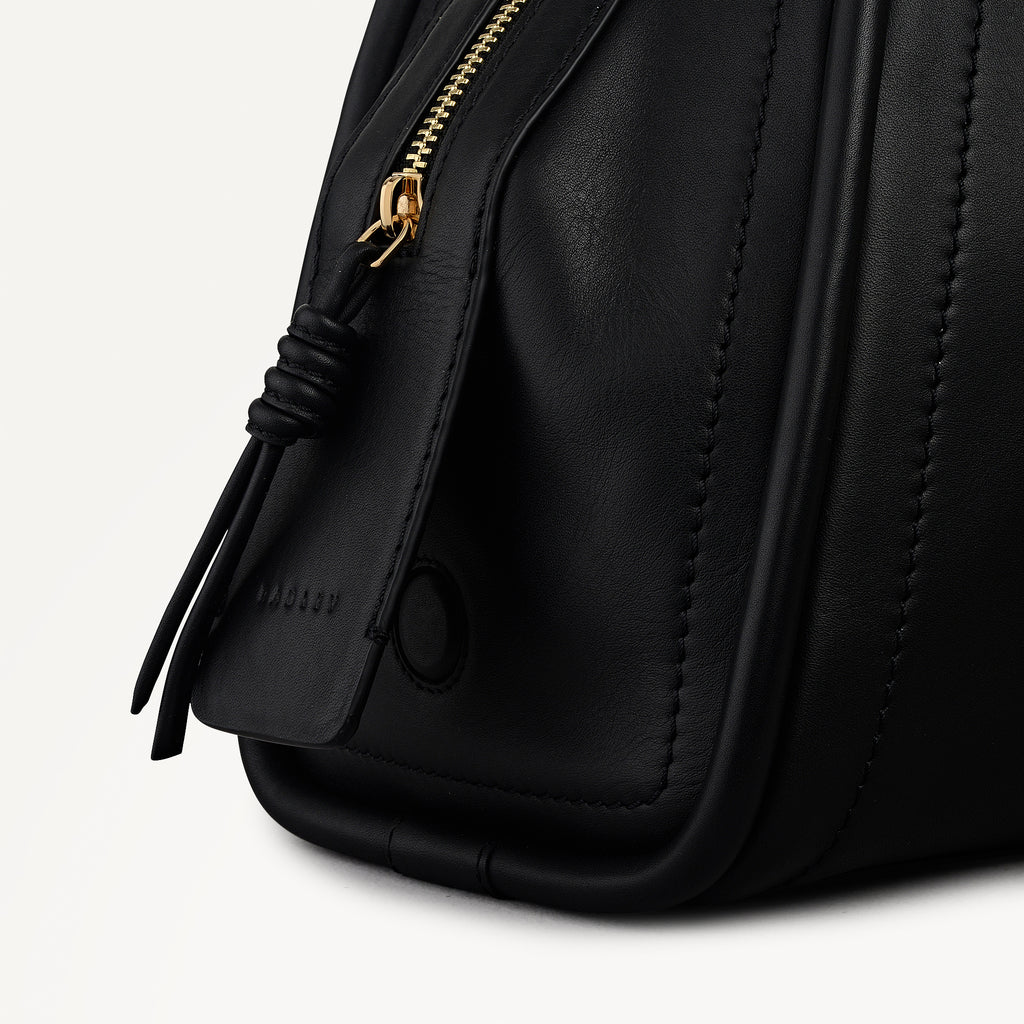 The Golborne Medium Ziptop Grab Black - 113117