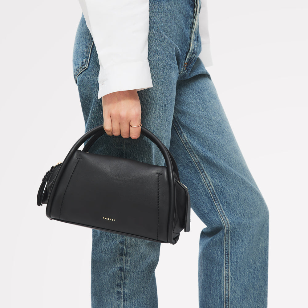 The Golborne Small Ziptop Grab Black - 113118