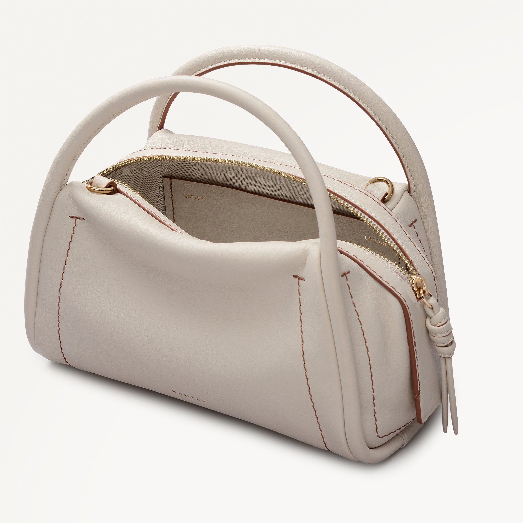 The Golborne Small Ziptop Grab Salt - 113119