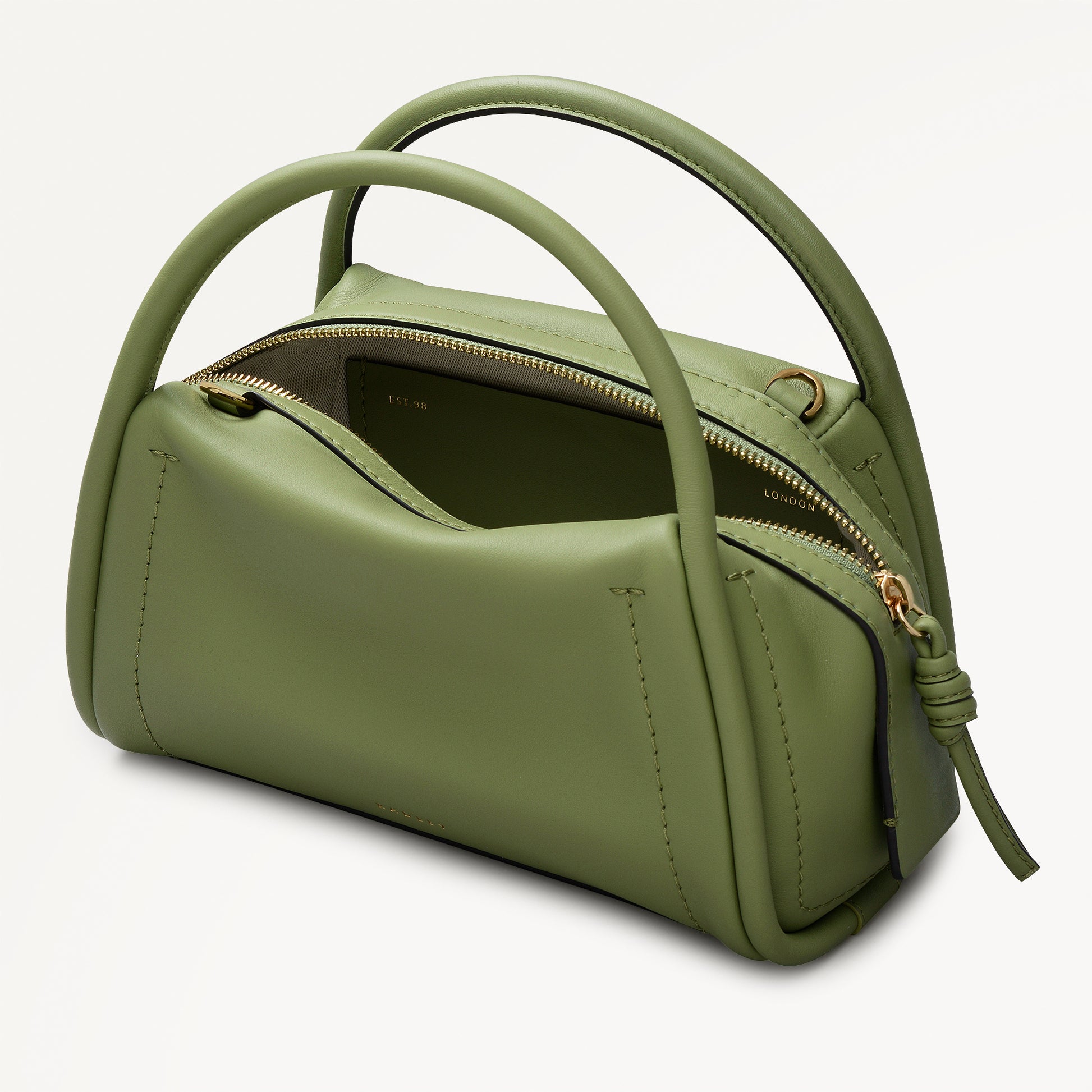 The Golborne Small Ziptop Grab Apple - 113120