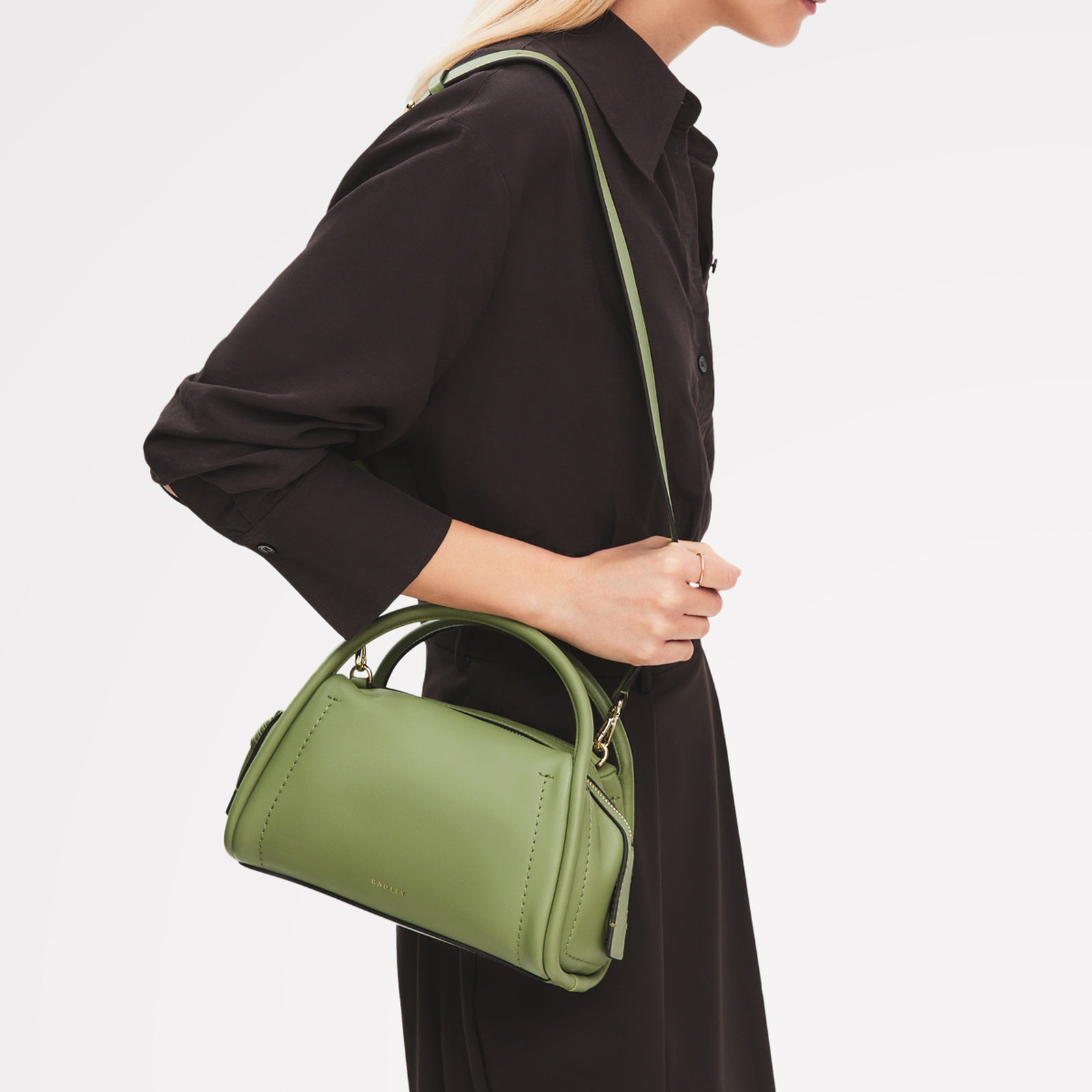 The Golborne Small Ziptop Grab Apple - 113120