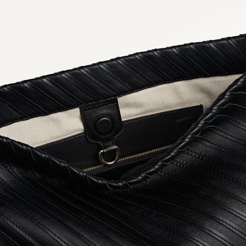 The Luxborough Medium Open Top Shoulder Black - 113123