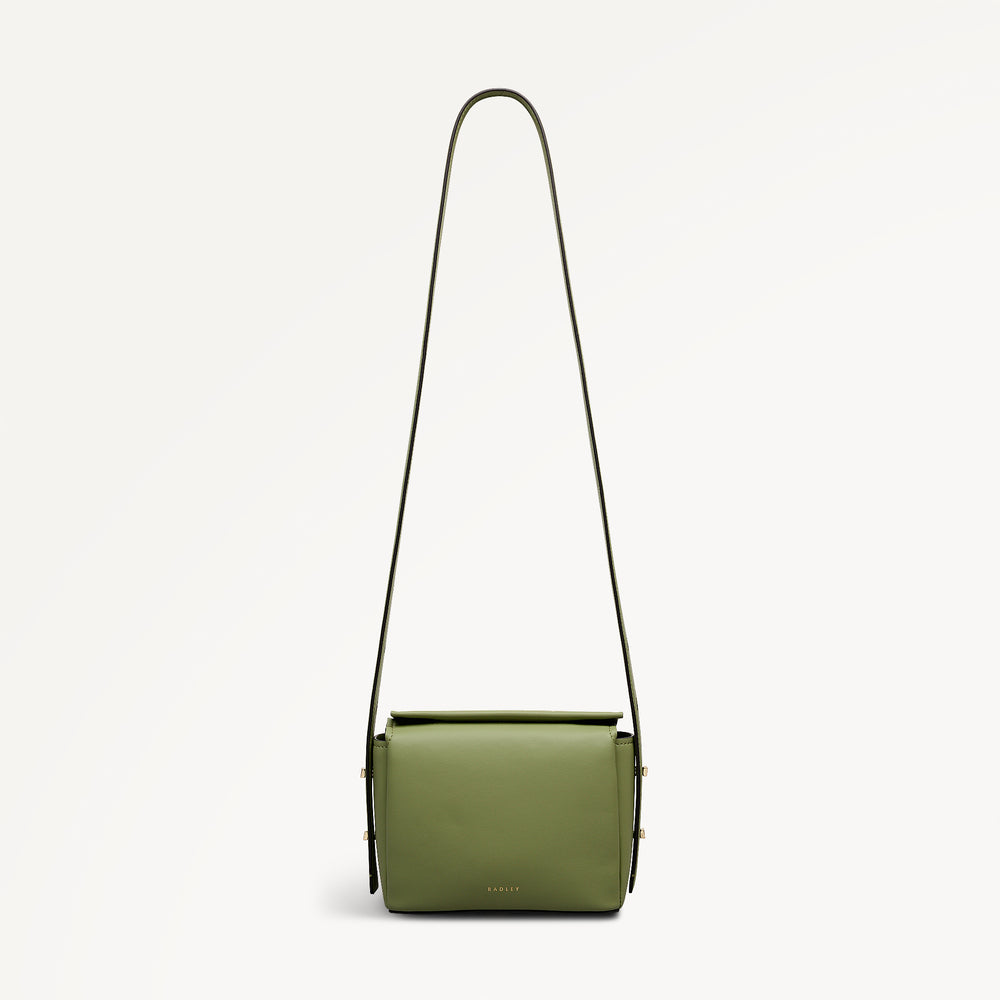 The Selina Small Flapover Cross Body Apple - 113124