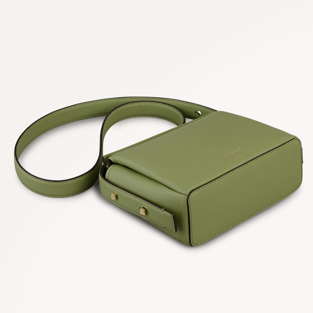 The Selina Small Flapover Cross Body Apple - 113124