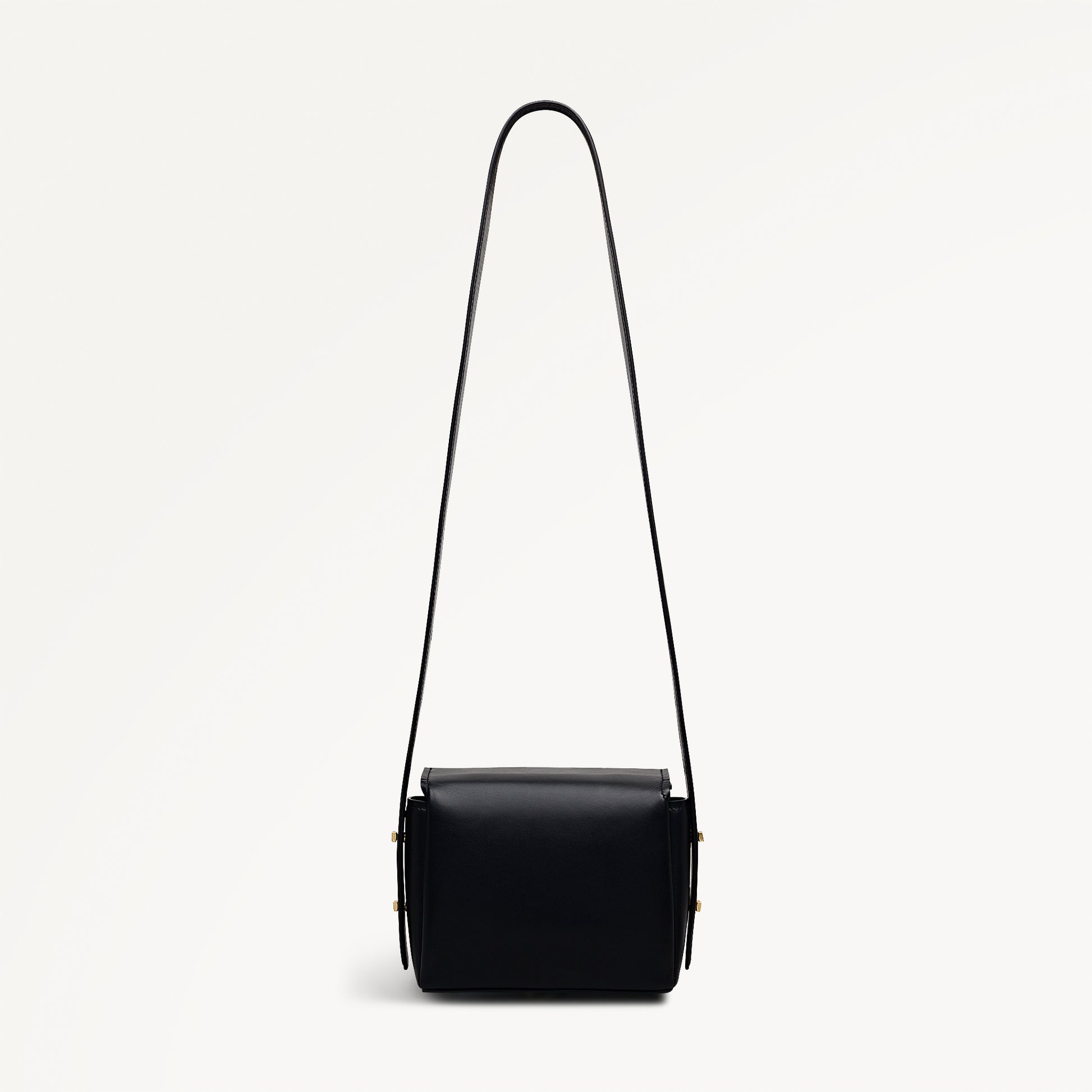 The Selina Small Flapover Cross Body Black - 113125