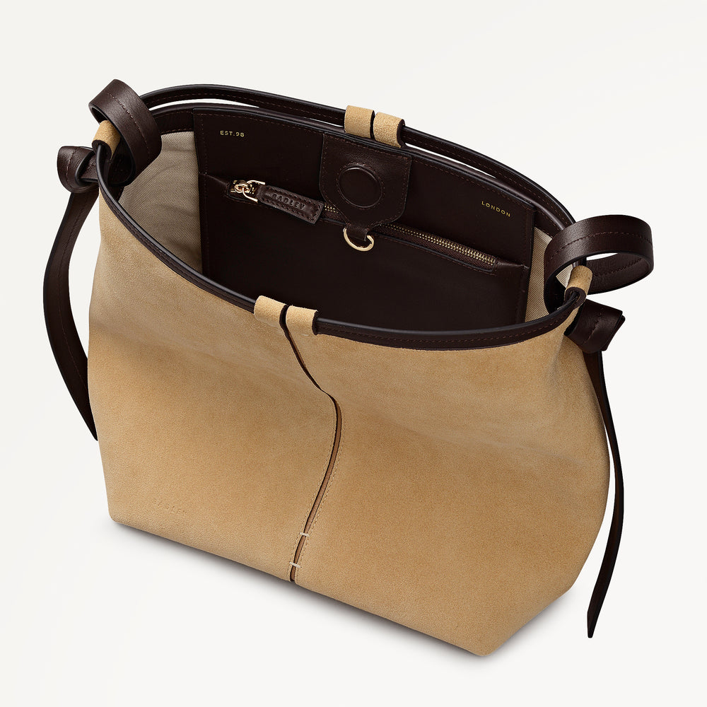 The Connaught Medium Ziptop Shoulder Sahara - 113128