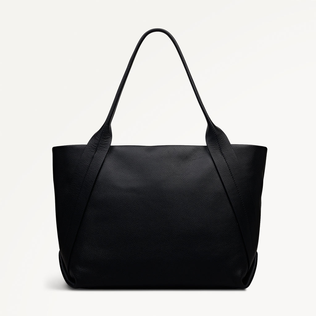 The Evie Medium Ziptop Shoulder Black - 113132