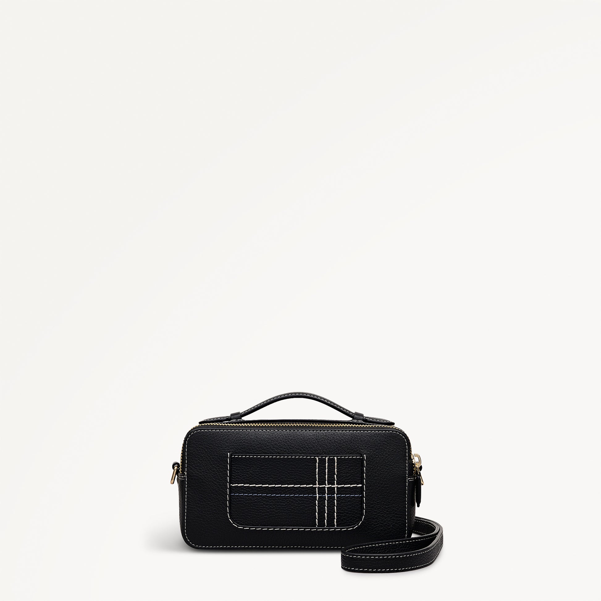 Calvert Way - Check Micro Phone Cross Body Black - 113136