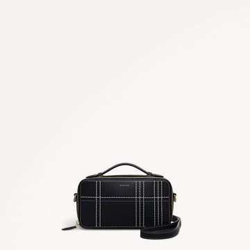 Calvert Way - Check Micro Phone Cross Body Black - 113136