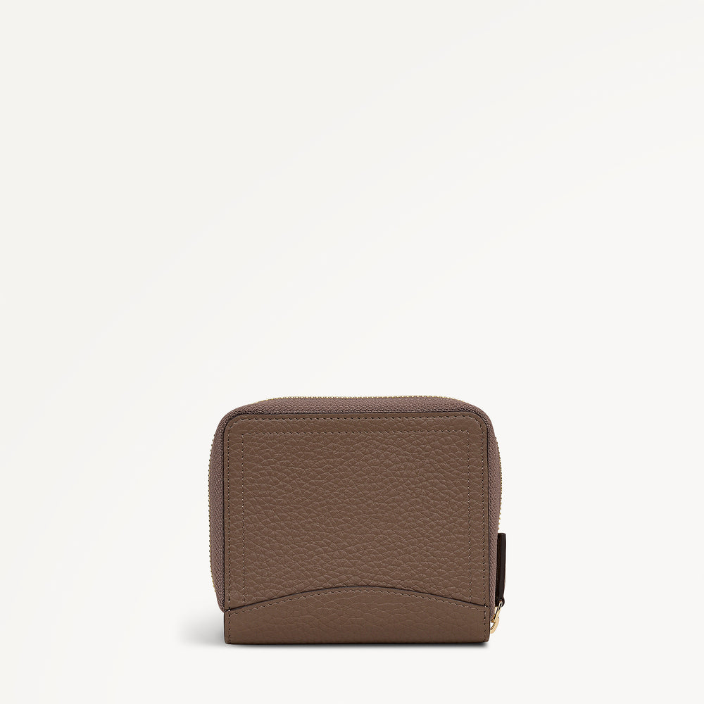 The Chancery Medium Zip Around Wallet Coffee - 113152