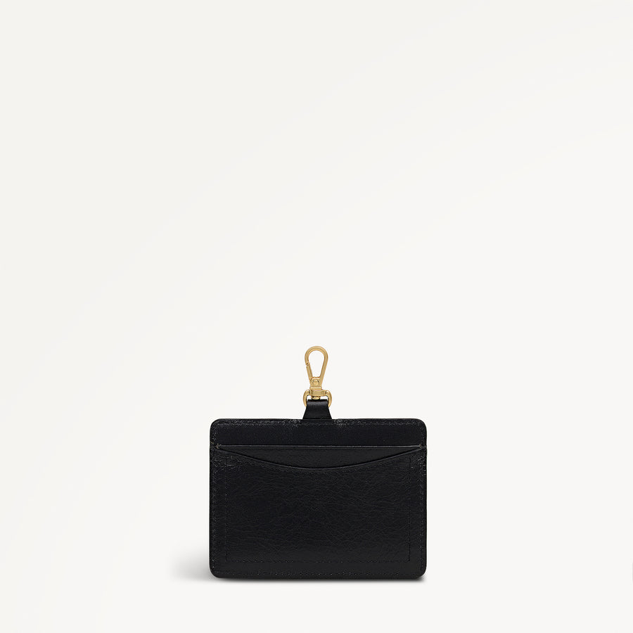 The Chancery - High Shine Medium Card Holder Black - 113155