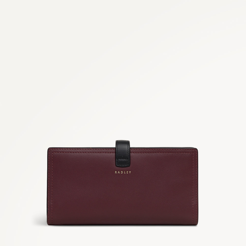 Willis Street Medium Bifold Wallet Dark Cherry