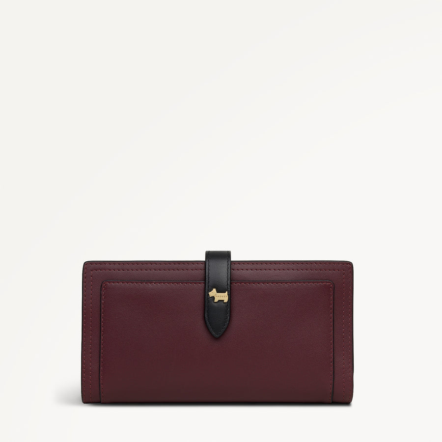 Willis Street Medium Bifold Wallet Dark Cherry