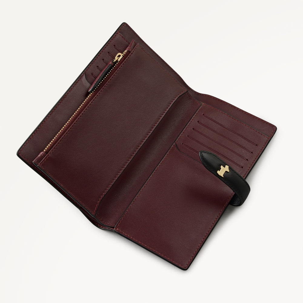Willis Street Medium Bifold Wallet Dark Cherry