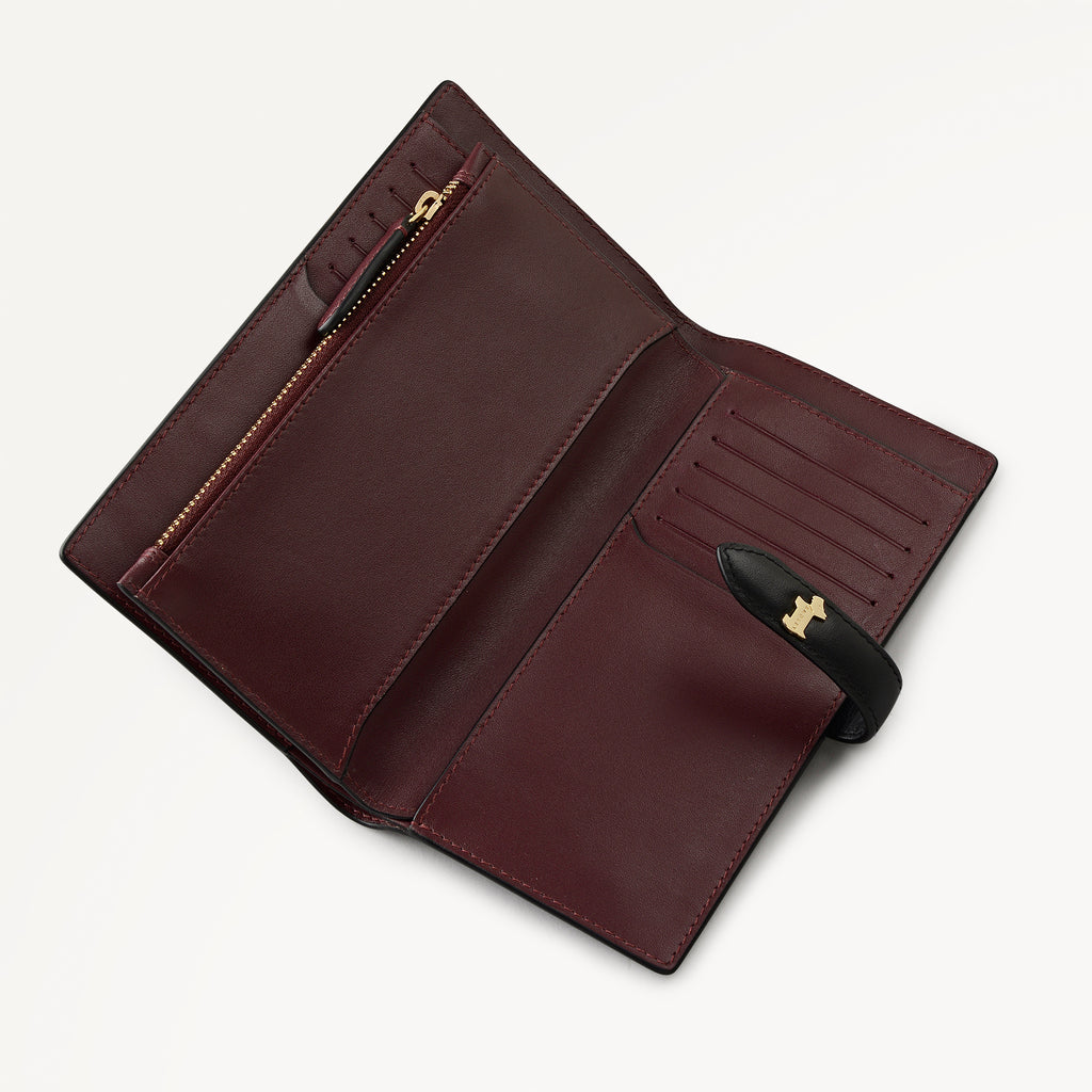 Willis Street Large Bifold Wallet Dark Cherry - 113157