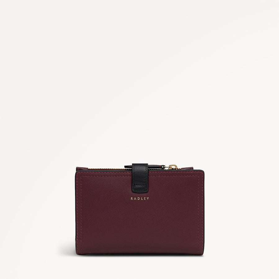 Willis Street Large Bifold Wallet Dark Cherry - 113156