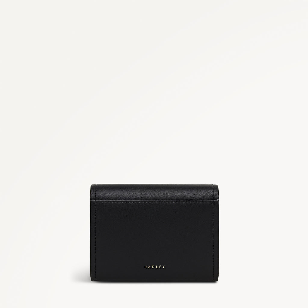 The Christina Medium Flapover Wallet Black - 113159