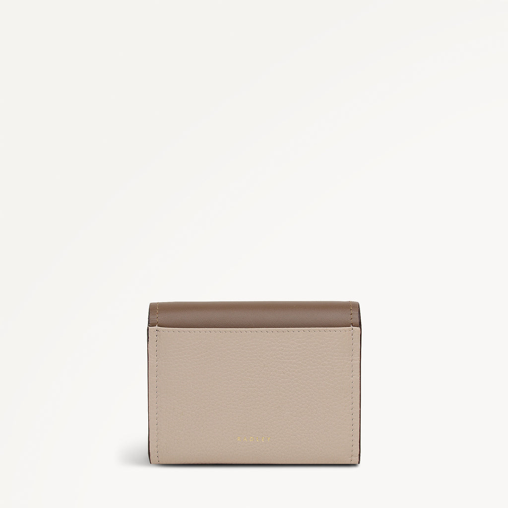The Christina - Colourblock Medium Flapover Wallet Porcini - 113160