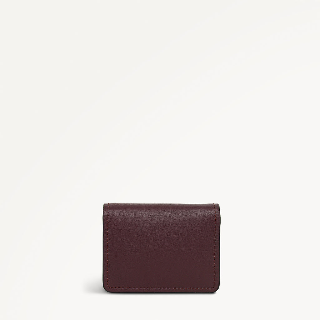Chester Row Small Card Holder Dark Cherry - 113162