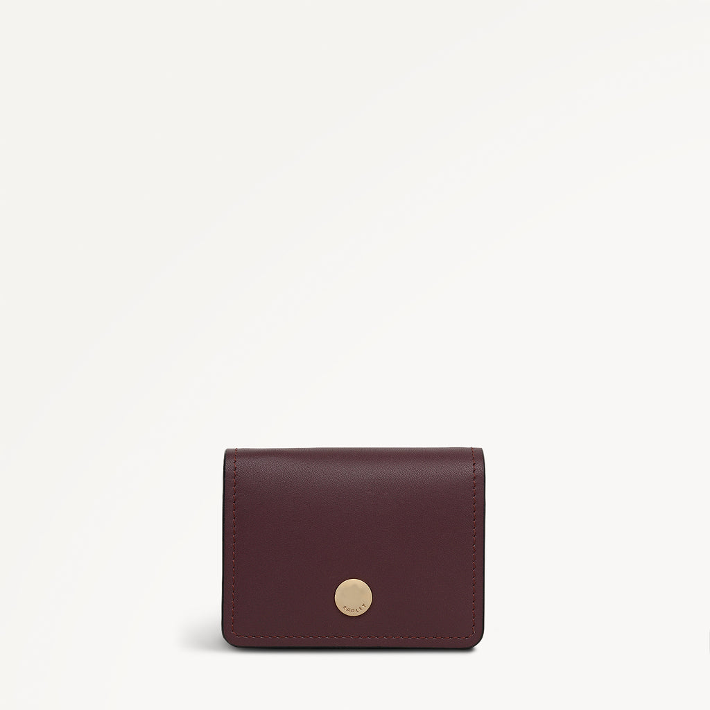 Chester Row Small Card Holder Dark Cherry - 113162