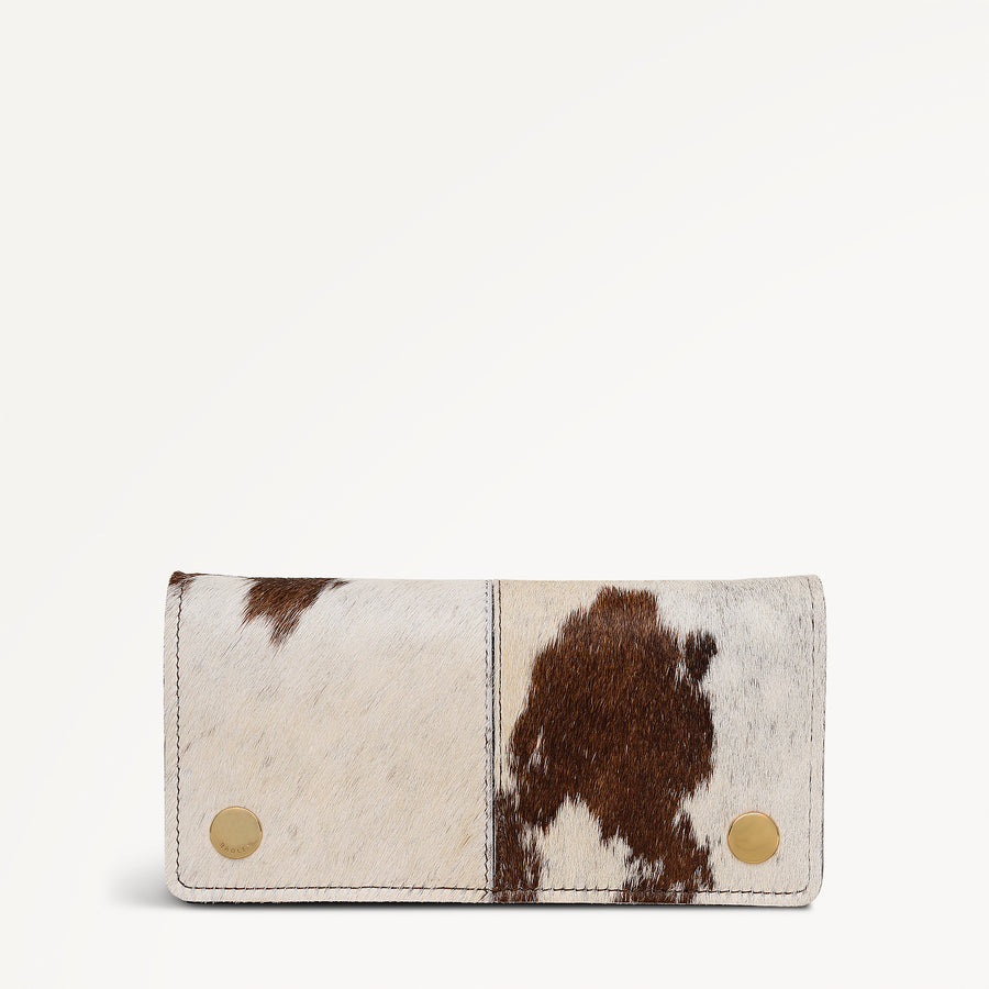 Chester Row - Cow Hide Large Bifold Wallet Dark Oak - 113173