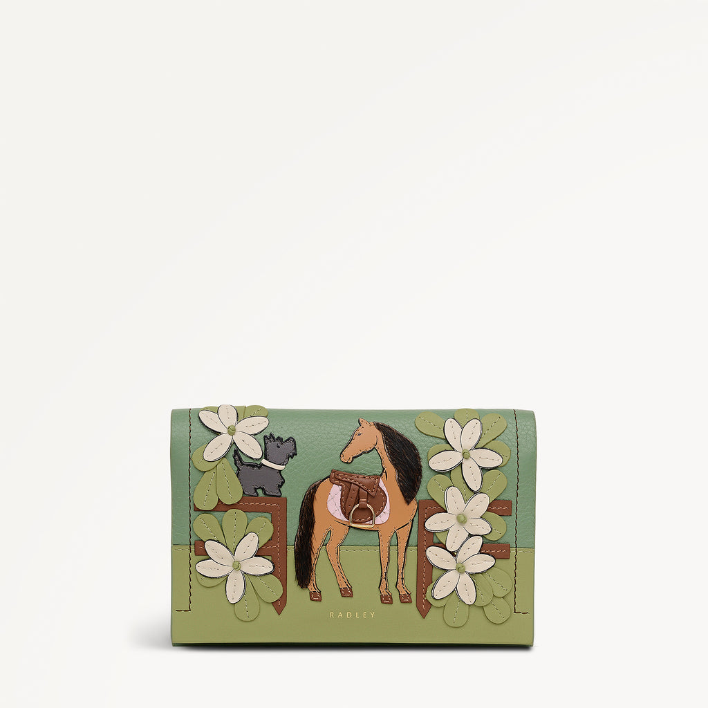 Lunar New Year - SS26 Medium Flapover Wallet Pistachio - 113176