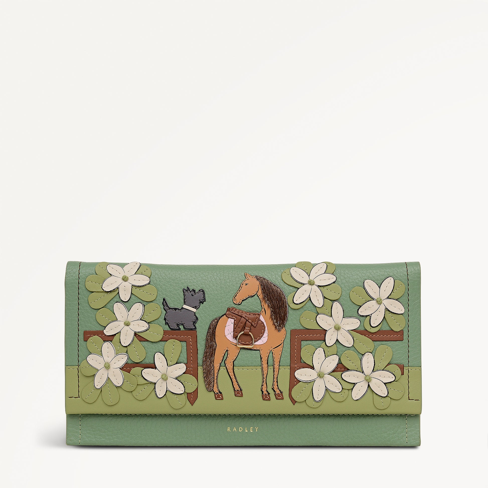 Lunar New Year - SS26 Large Flapover Wallet Pistachio - 113177