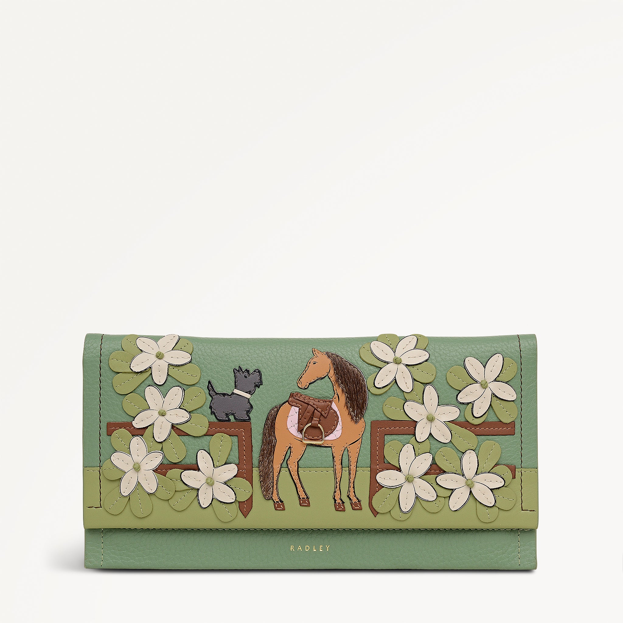 Lunar New Year - SS26 Large Flapover Wallet Pistachio - 113177