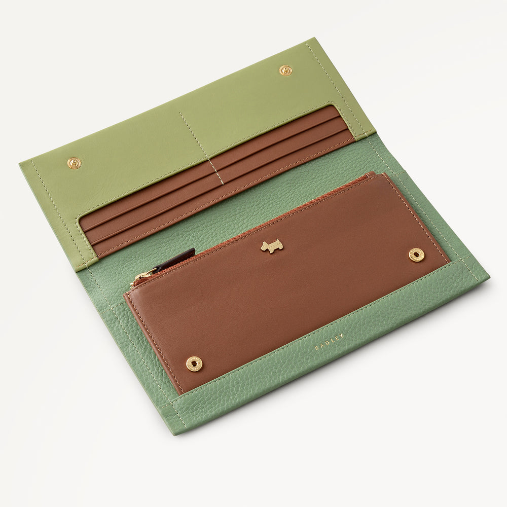 Lunar New Year - SS26 Large Flapover Wallet Pistachio - 113177