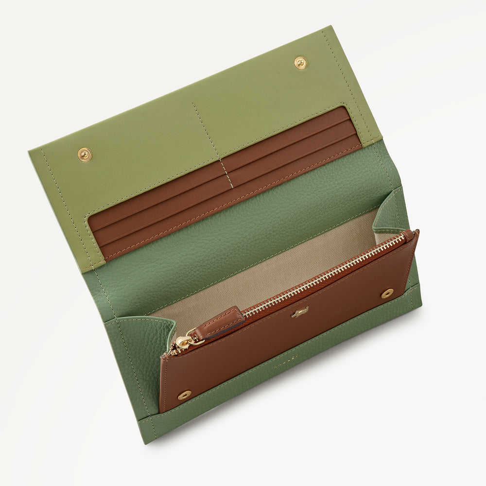 Lunar New Year - SS26 Large Flapover Wallet Pistachio - 113177