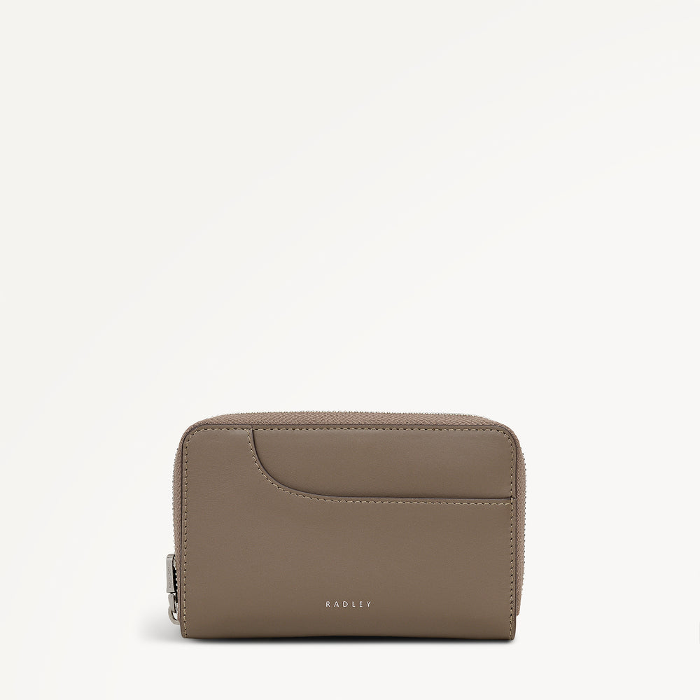 Pockets Medium Zip Around Purse Coffee - 113182