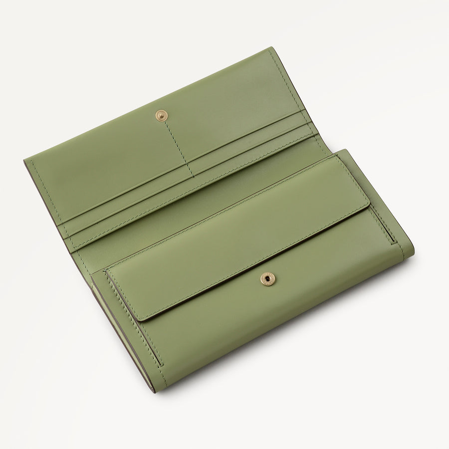 Heritage Lane Large Flapover Wallet Apple - 113194