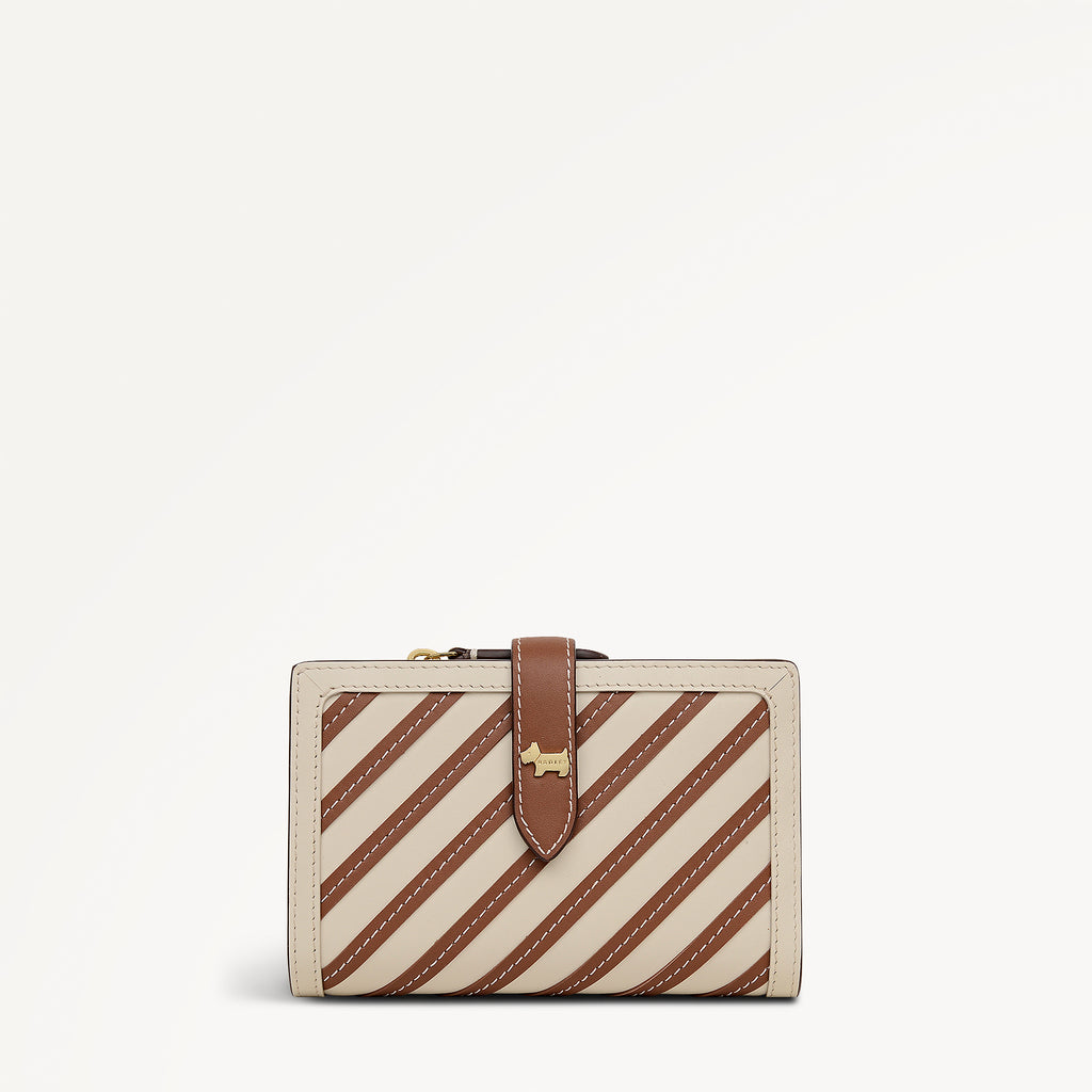 Willis Street - Stripe Medium Bifold Wallet Salt - 113197