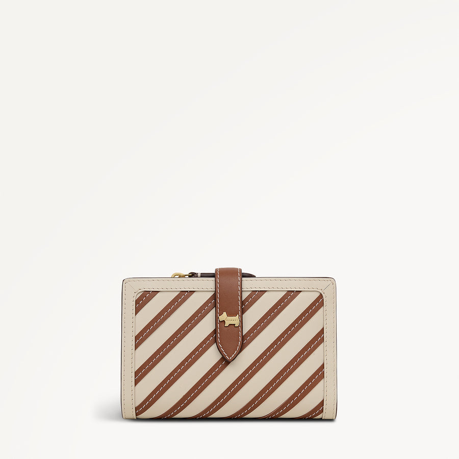 Willis Street - Stripe Medium Bifold Wallet Salt - 113197