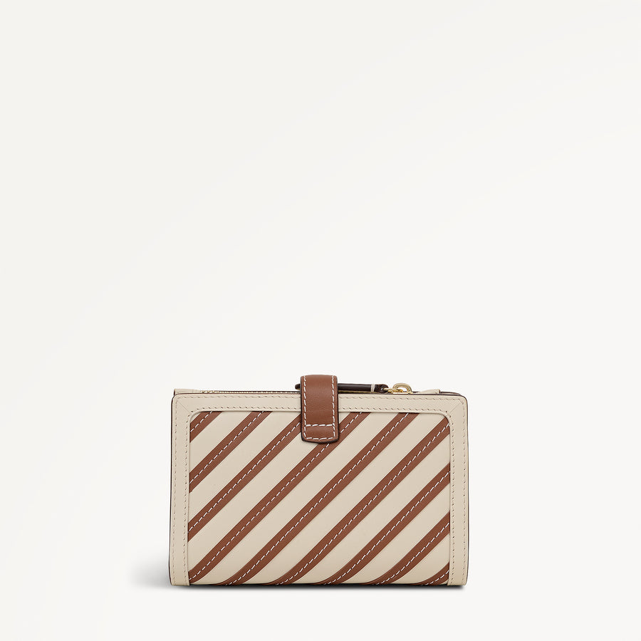 Willis Street - Stripe Medium Bifold Wallet Salt - 113197
