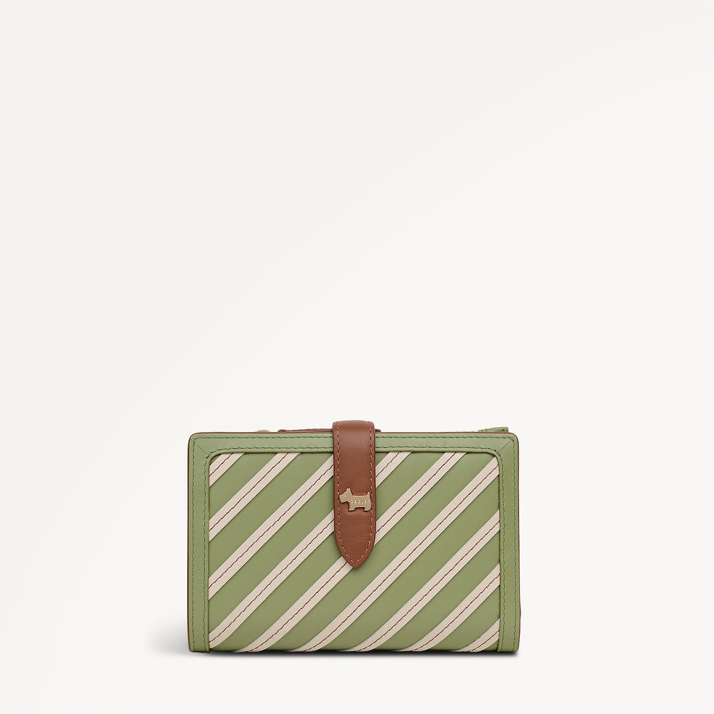Willis Street - Stripe Medium Bifold Wallet Apple - 113198