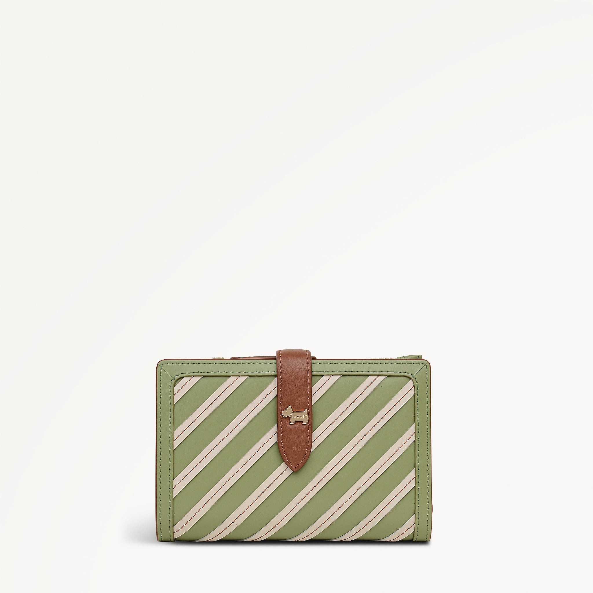 Willis Street - Stripe Medium Bifold Wallet Apple - 113198