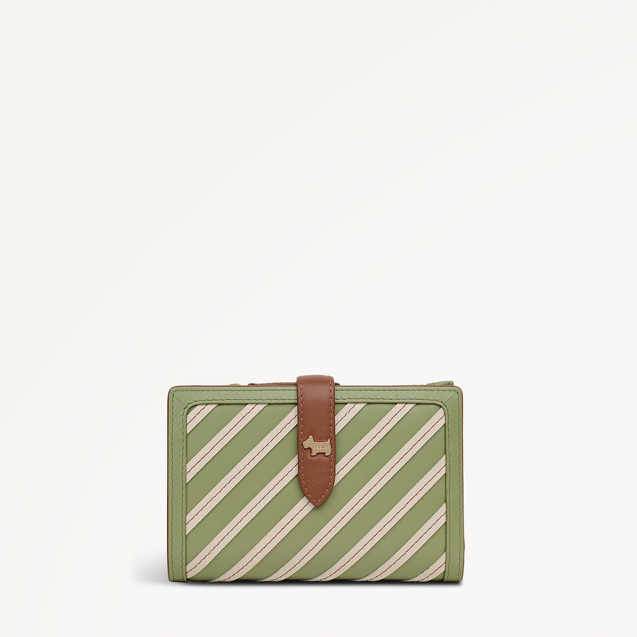 Willis Street - Stripe Medium Bifold Wallet Apple - 113198