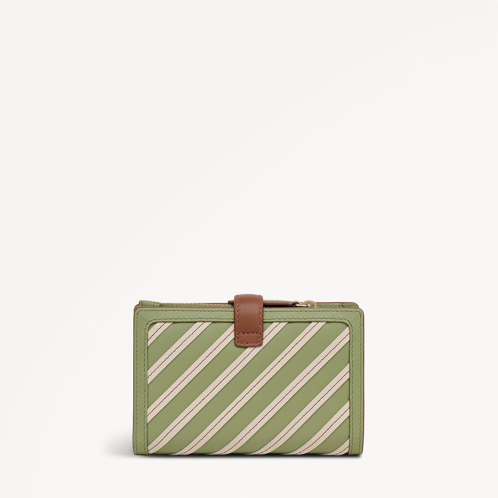 Willis Street - Stripe Medium Bifold Wallet Apple - 113198