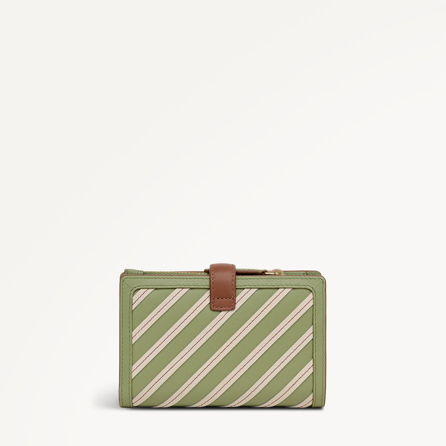Willis Street - Stripe Medium Bifold Wallet Apple - 113198