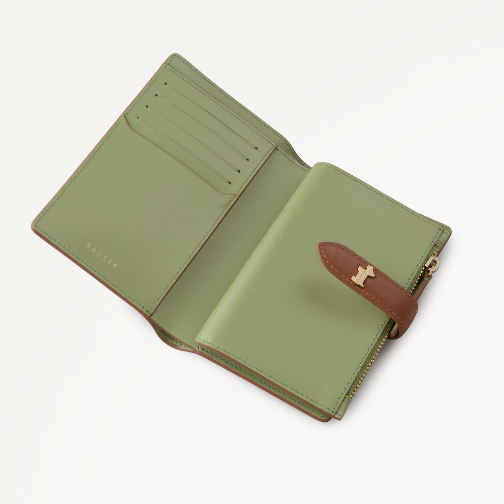 Willis Street - Stripe Medium Bifold Wallet Apple - 113198