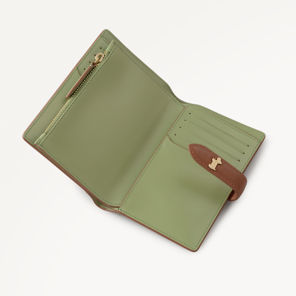 Willis Street - Stripe Medium Bifold Wallet Apple - 113198