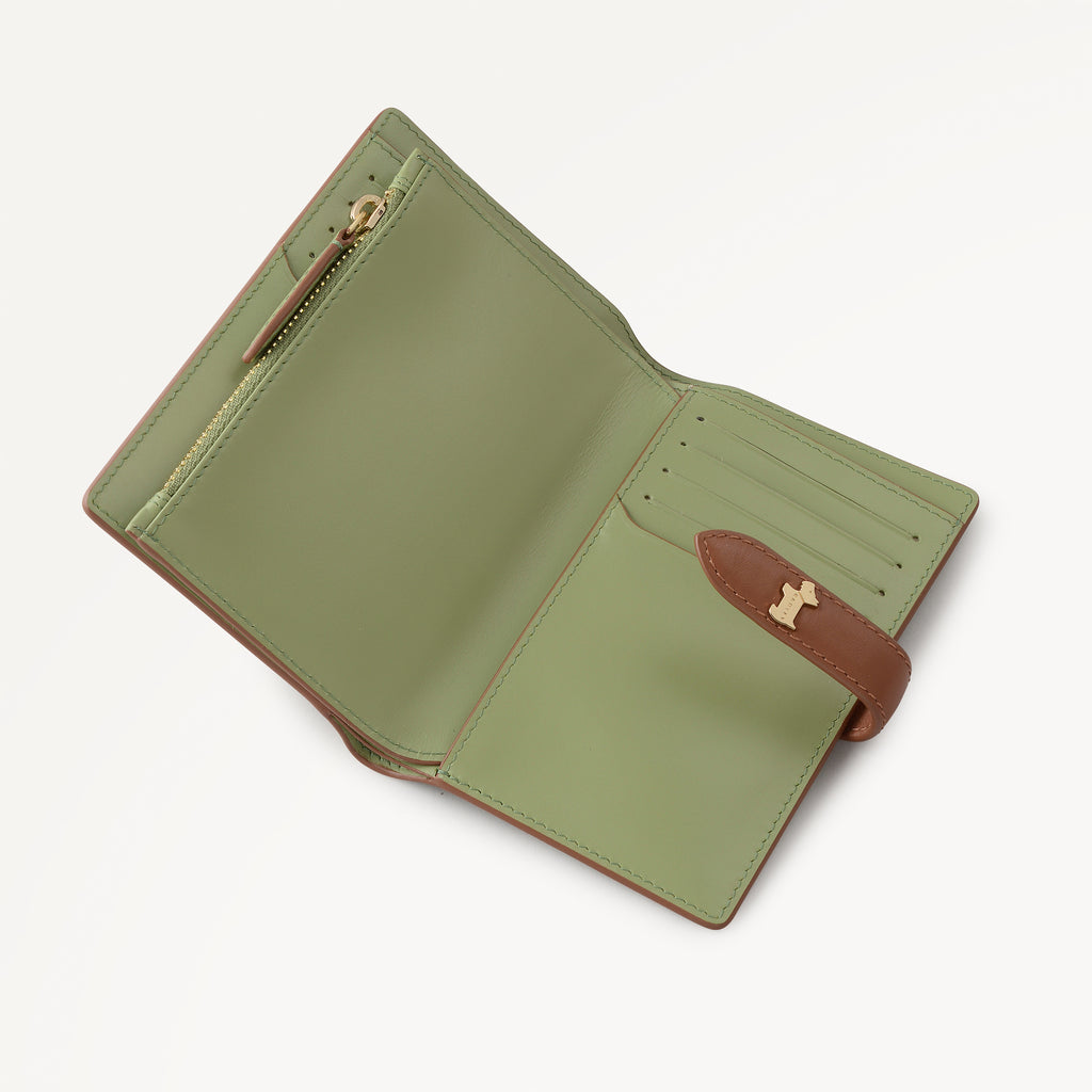 Willis Street - Stripe Medium Bifold Wallet Apple - 113198