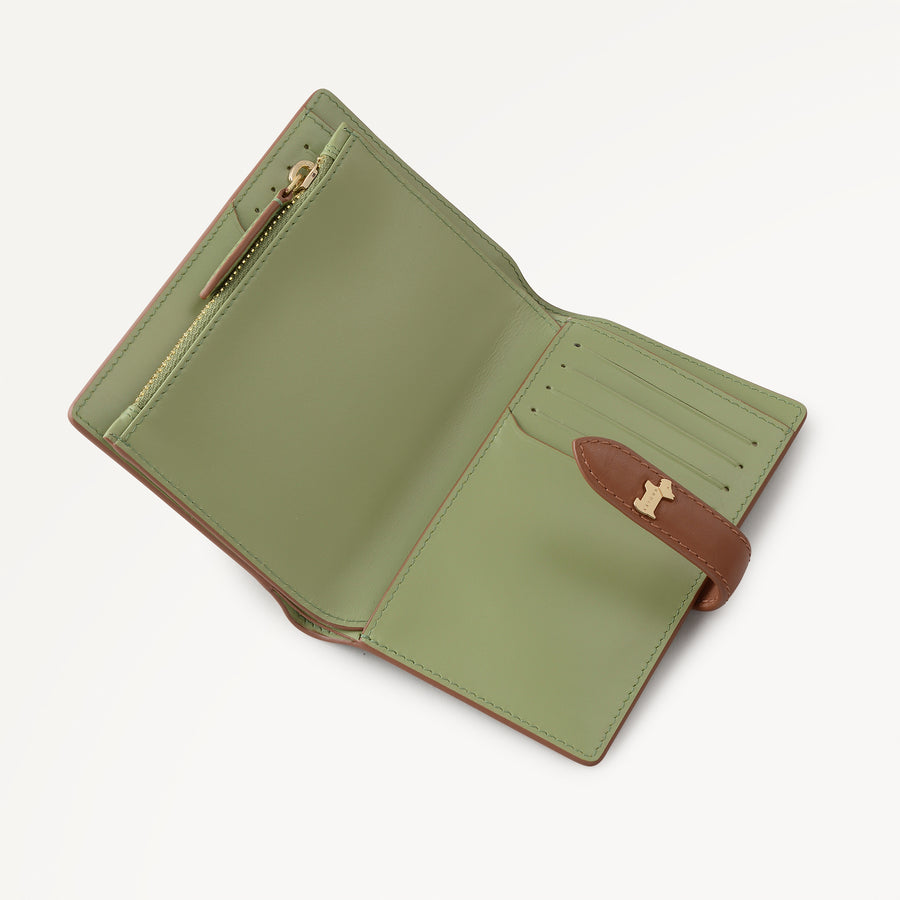 Willis Street - Stripe Medium Bifold Wallet Apple - 113198