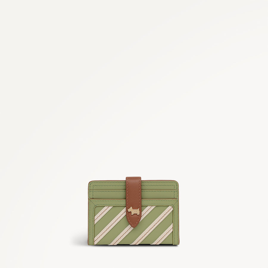 Willis Street - Stripe Small  Card Holder Apple - 113199