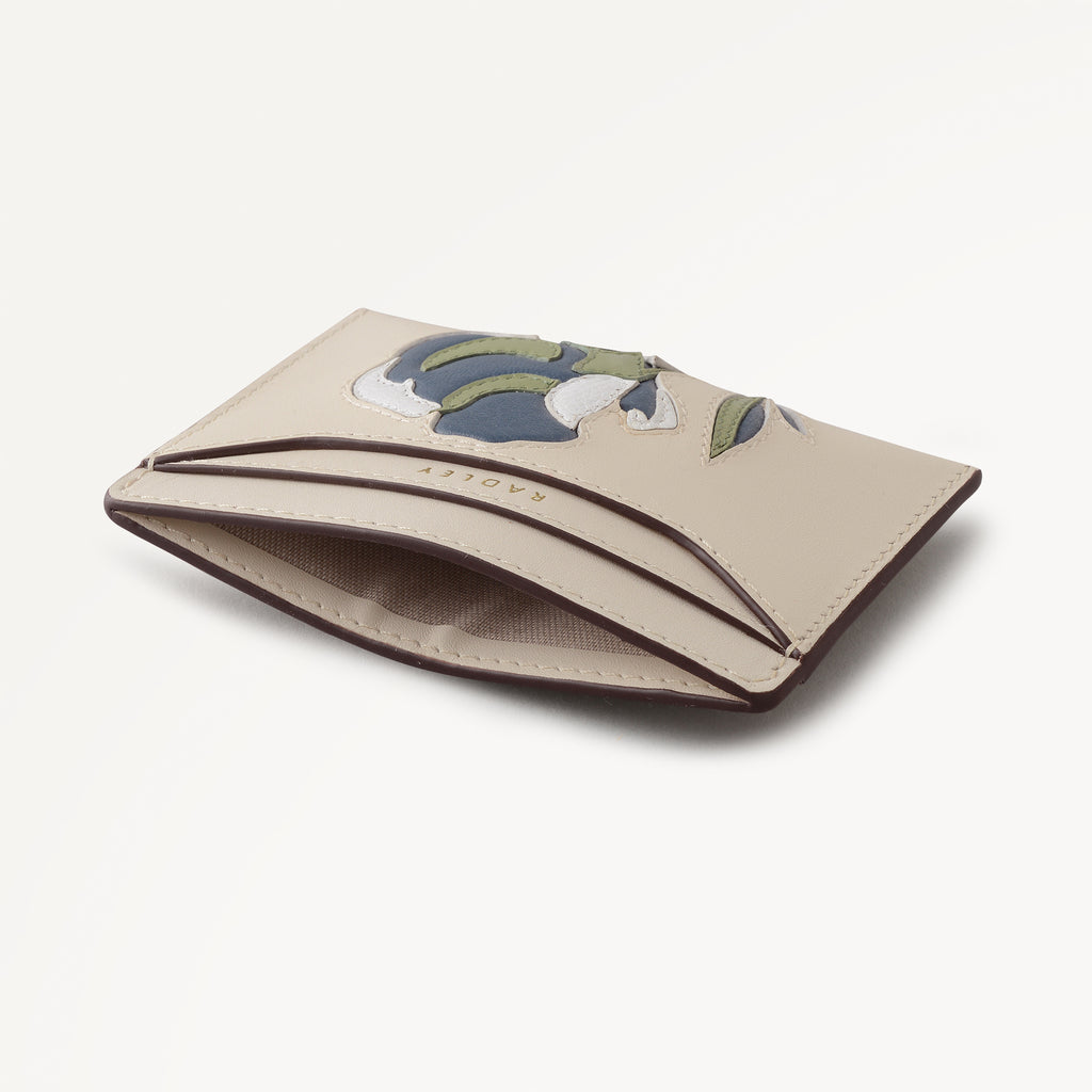 Floral Small  Card Holder Salt - 113208