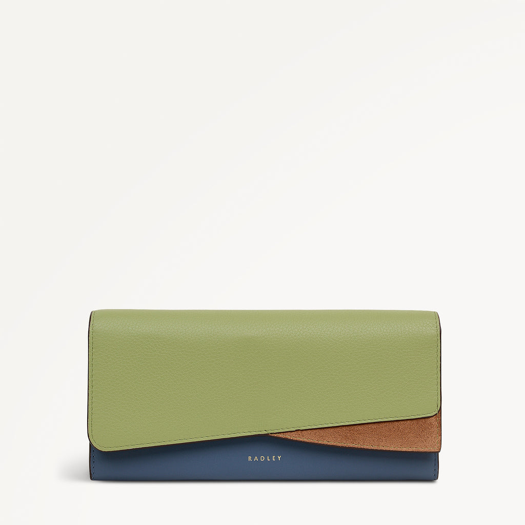 The Kensal - Colourblock Large Flapover Wallet Utility - 113212